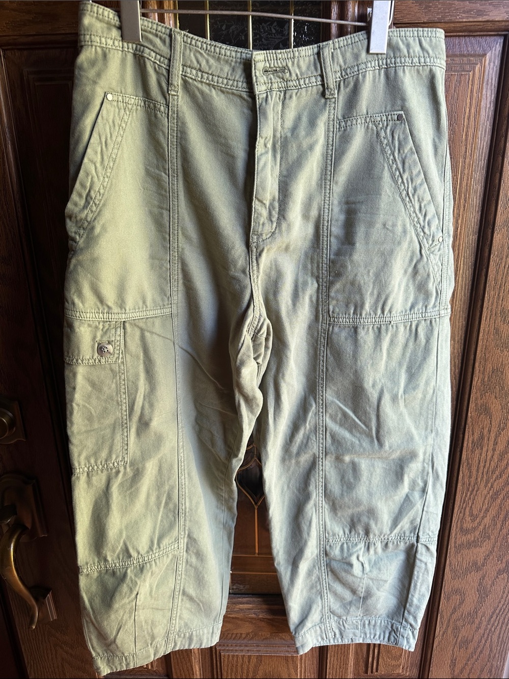 Men's Olive Green Utility Carpenter is Pants